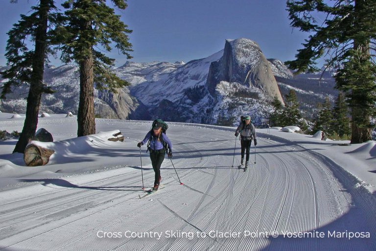 Cross Country Skiing to Glacier Point Credit