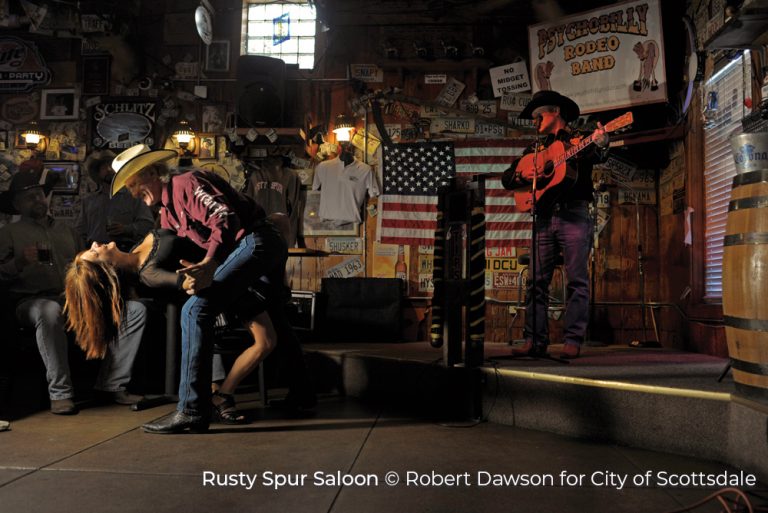 Couple dancing at Rusty Spur Saloon Scottsdale Arizona 14Jul21