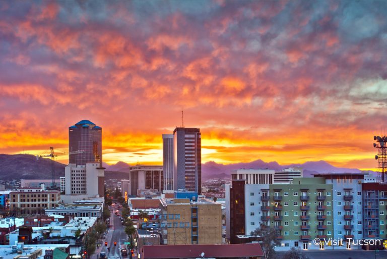 city scape Visit Tucson with Charitable Travel