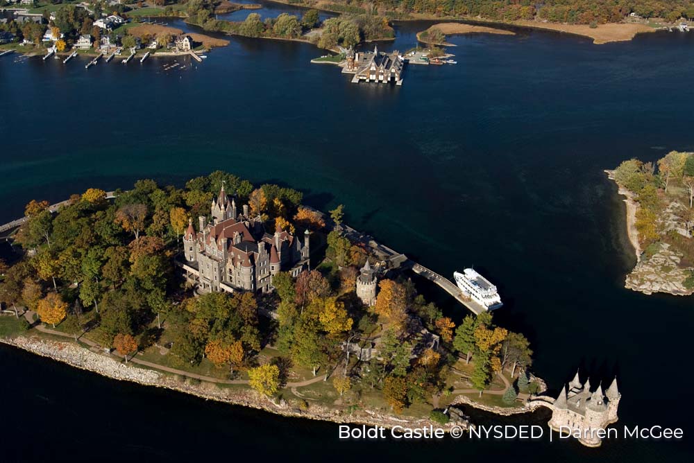Boldt Castle Credit to NYSDED and Darren McGee. 27Jan22
