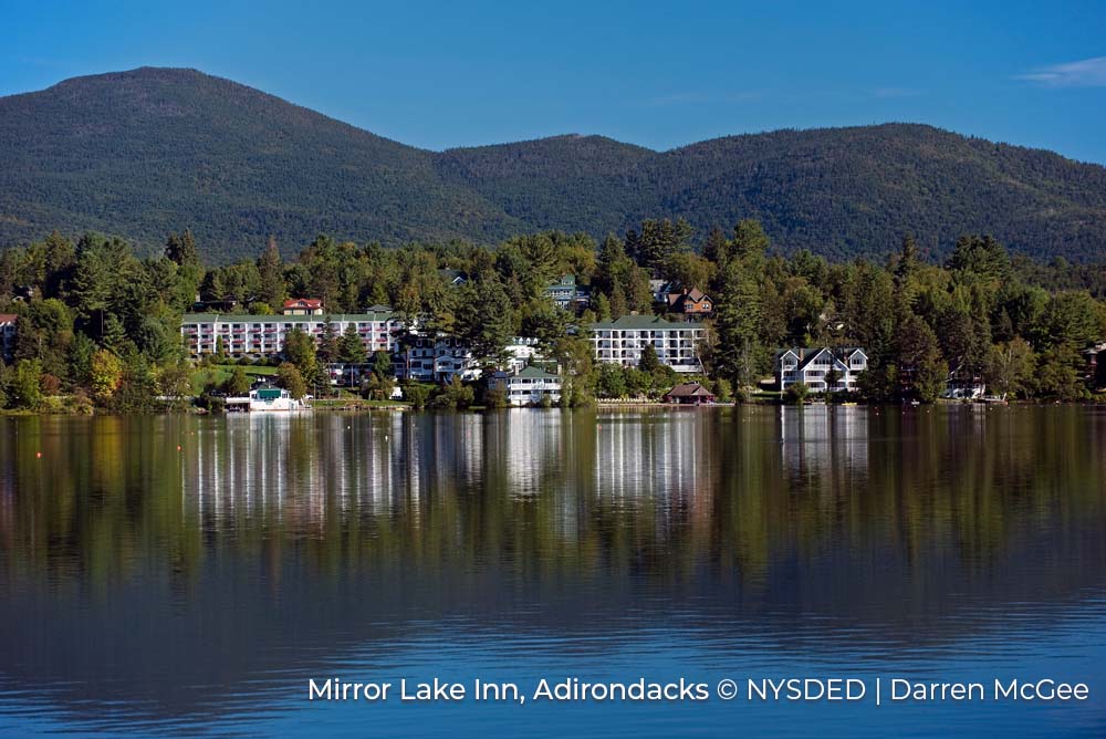 Mirror Lake Inn Adirondacks. Credit to NYSDED and Darren McGee. 27Jan22