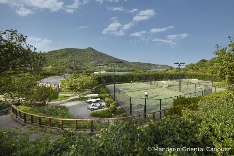 Tennis Court Mandarin Oriental Canouan 16Feb22