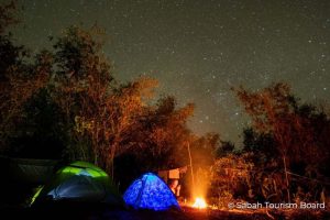 Camping under the stars Sabah Tourism 21Apr22