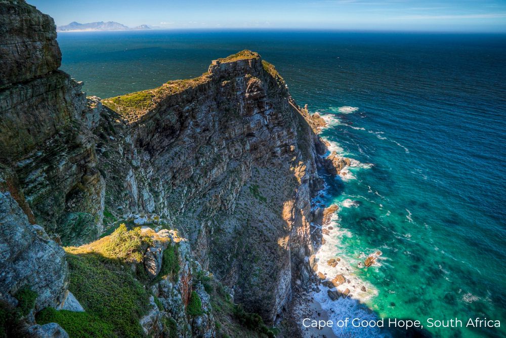 Lizzis Luxury Edit South Africa Cape of Good Hope Cliffs from sea 28Jun22