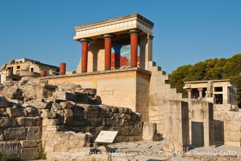 Knossos Palace, Heraklion, Greece Y Skoulas amended GNTO Greece 03Aug22