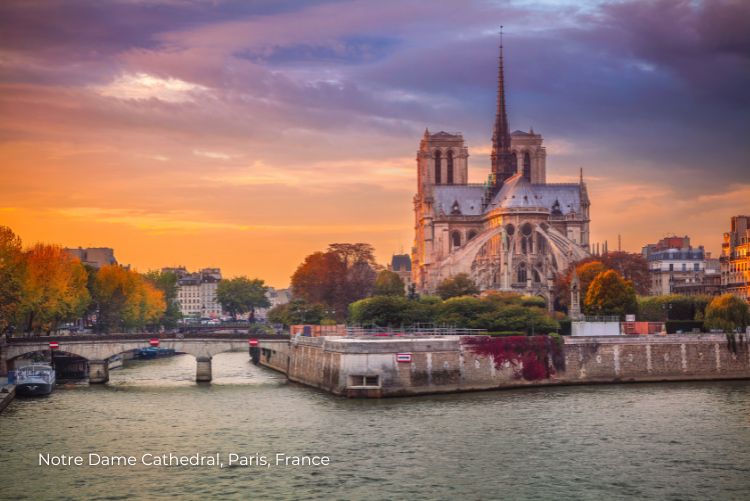 Paris, France Notre Dame Cathedral 09Aug22