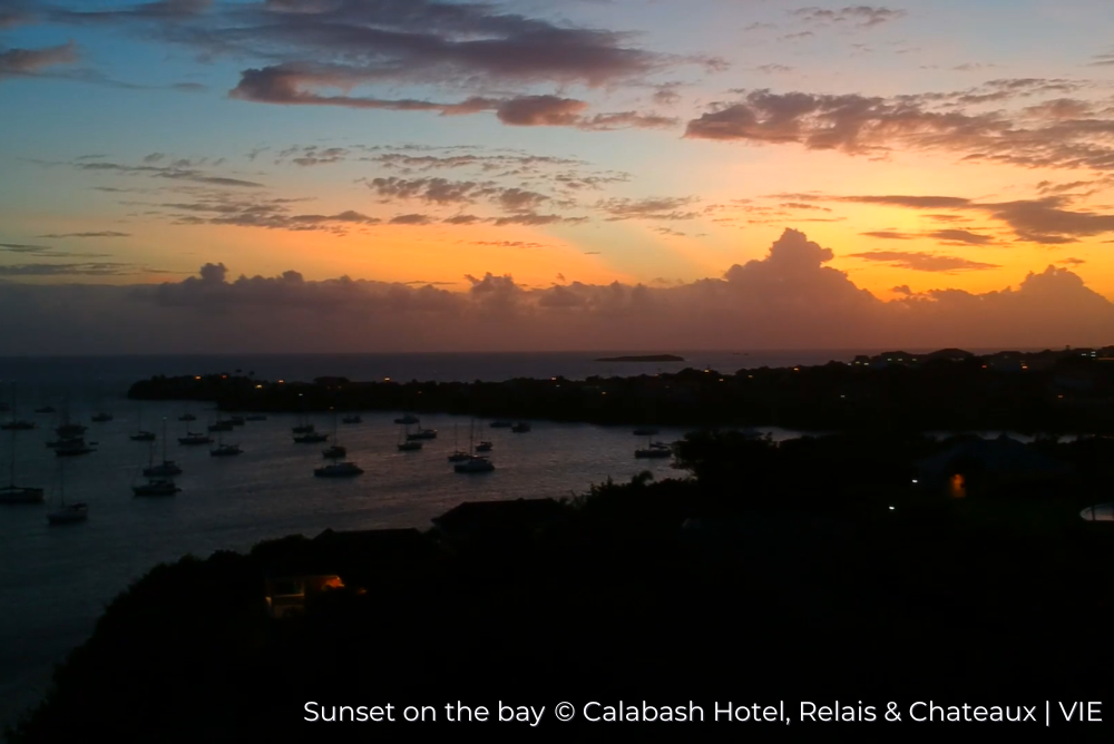 Sunset on the bay Calabash Grenada Van Isacker Exclusive 22Aug22