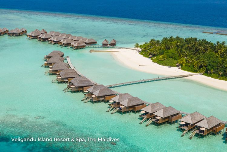 Lizzi Luxury Edit Maldives Luxury Break Veligandu Island Resort & Spa aerial 26Oct22