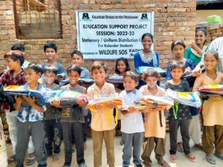 education support project Wildlife SOS 08Dec22