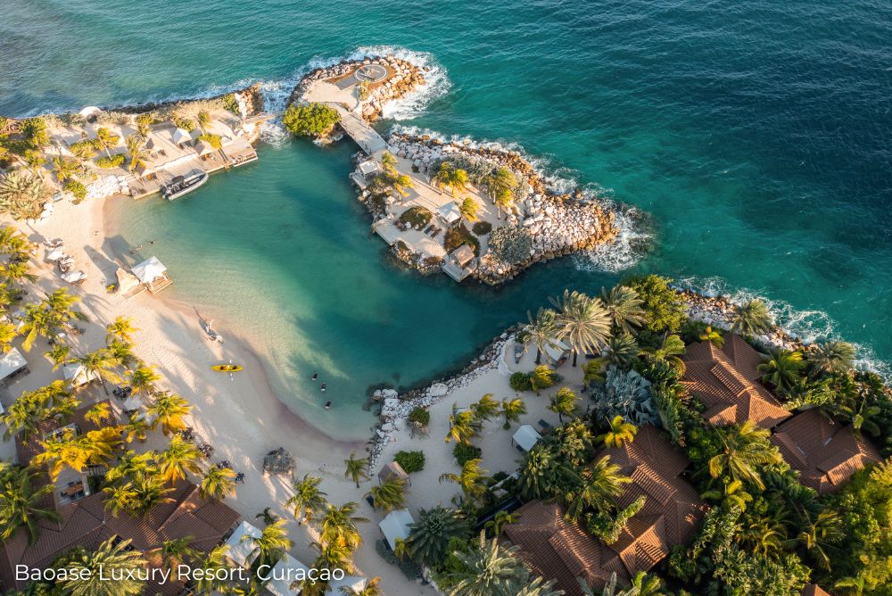 Lizzi Luxury Edit The ABC Islands Baoase Luxury Resort Curaçao aerial 31Jan23