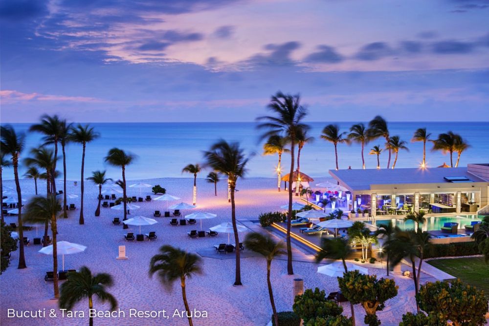 Lizzi Luxury Edit The ABC Islands Bucuti & Tara Beach Resort Aruba sunset 31Jan23