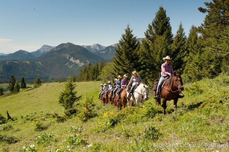 Great American West Horse back riders Montana Office of Tourism 22March23
