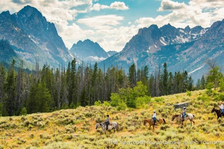 Great American West Horseback Sawtooth Mountains Idaho 22March23