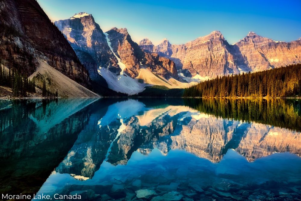 Lizzi Luxury Edit Wonders of the world Moraine Lake, Canada 02Mar23