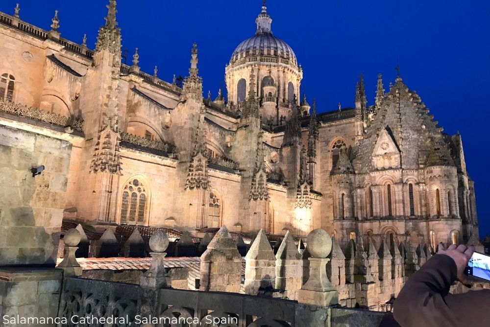 Lizzi Spain blog Salamanca Cathedral, Spain 16Mar23