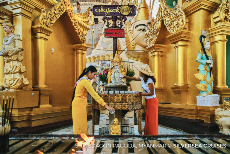 Shwedagon Pagoda, Myanmar cc Silversea Cruises 13Apr23