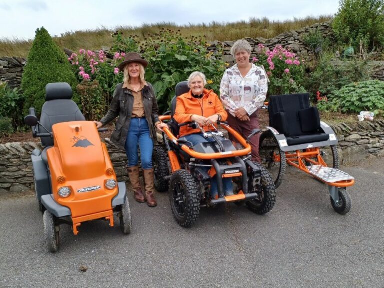 Access the Dales orange wheelchairs 04May23