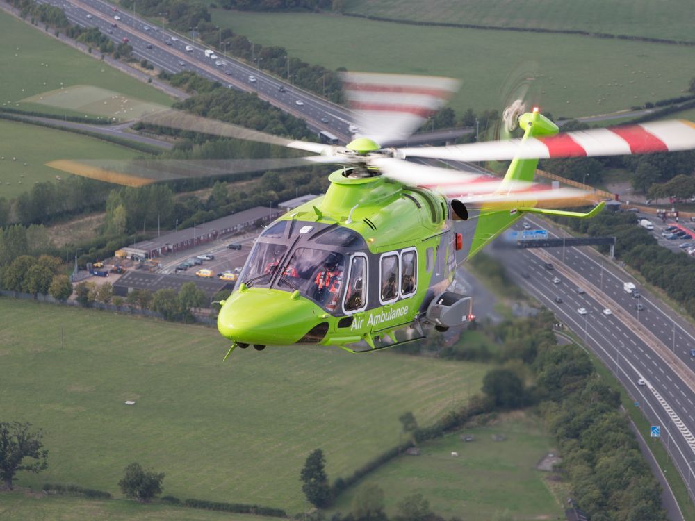 Childrens Air Ambulance helicopter 10May23