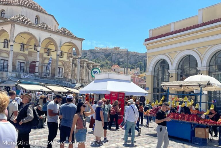 Monastiraki Flea Market Athens Acropolis view updated 17May23