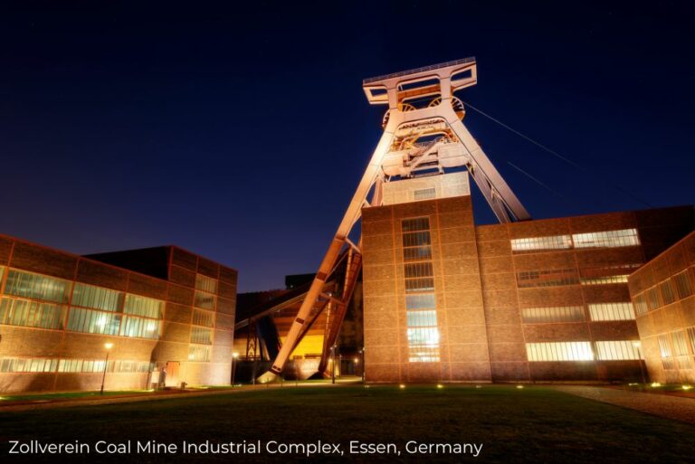 Sustainable attractions in Essen, Germany Zollverein Coal Mine Industrial Complex 16May23