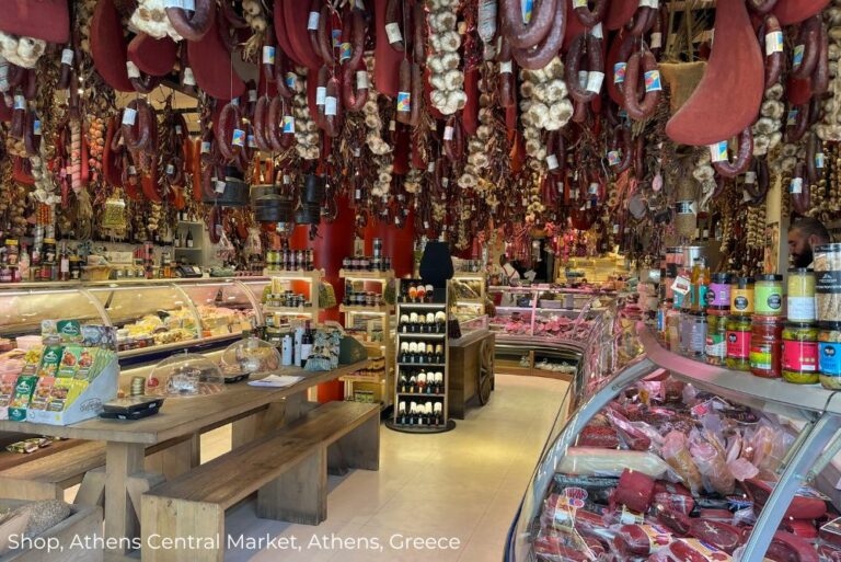 The wonders of Athens Monastiraki Flea Market, Athens butchers shop updated 17May23