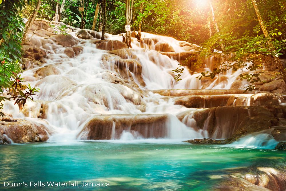 Lizzi's luxury edit the magic of Jamaica, Dunn's Falls Waterfall, Jamaica 22Jun23
