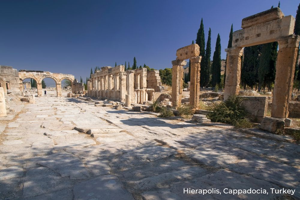 Hierapolis, Cappadocia, Turkey destination page 26Jul23