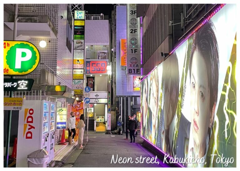 In the footsteps of Samurai Issue neon street Kabukicho Tokyo 17 JulAug23 31Jul23