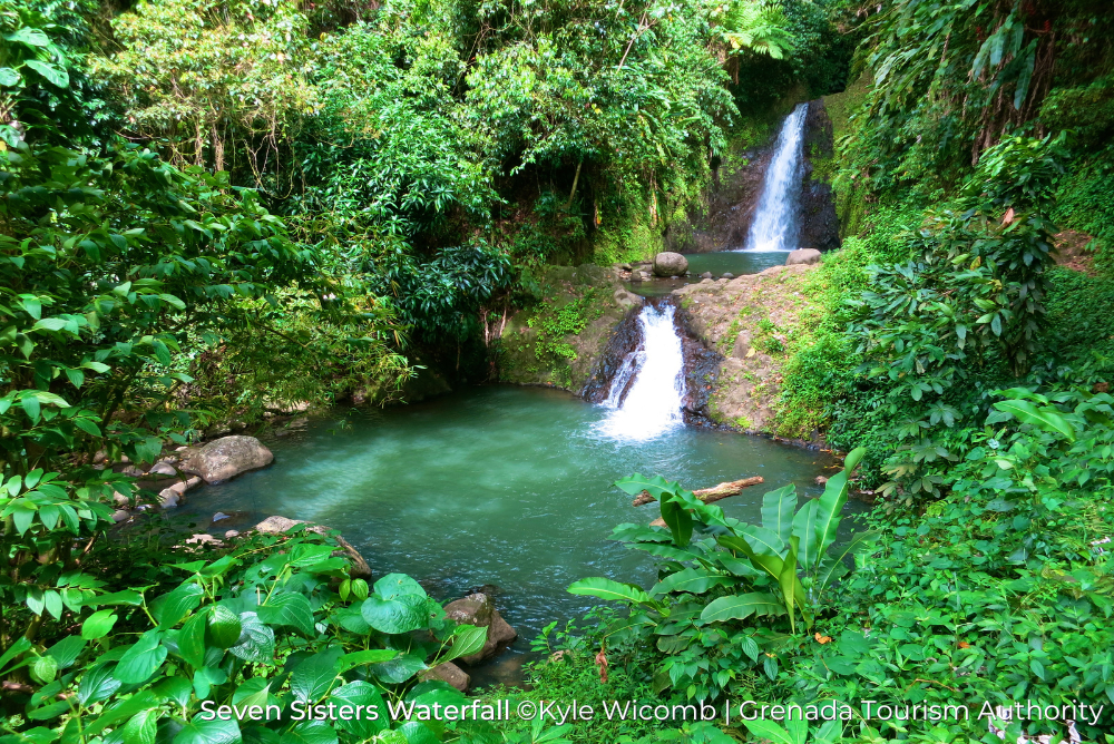 Seven Sisters Waterfall Kyle Wicomb Sustainable Grenada 18Jul23