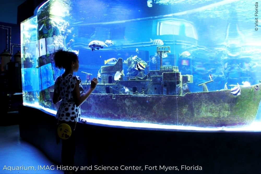 Fort Myers Blog IMAG History and Science Center aquarium Visit Florida 2 14Sep23