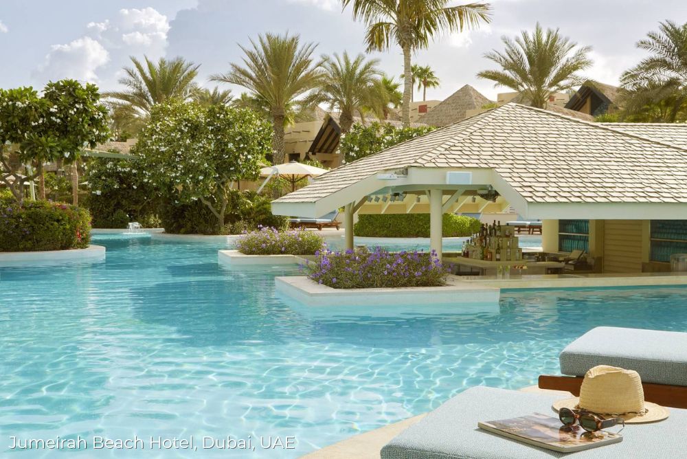 Jumeirah Beach Hotel, Dubai, UAE beach pool 28Sep23