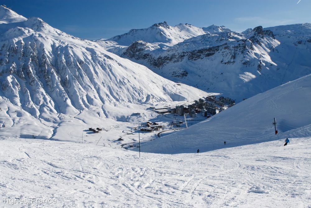 Tignes, France 1 ski slope 28Sep23