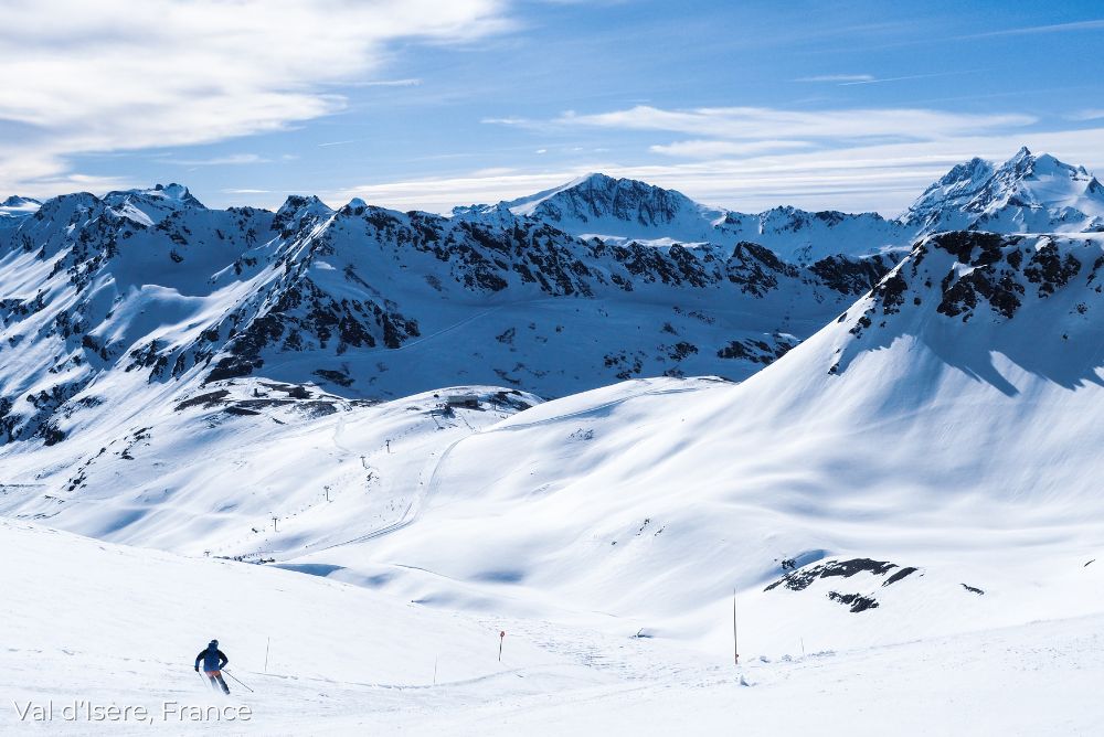 Val d’Isère, France ski slope 28Sep23