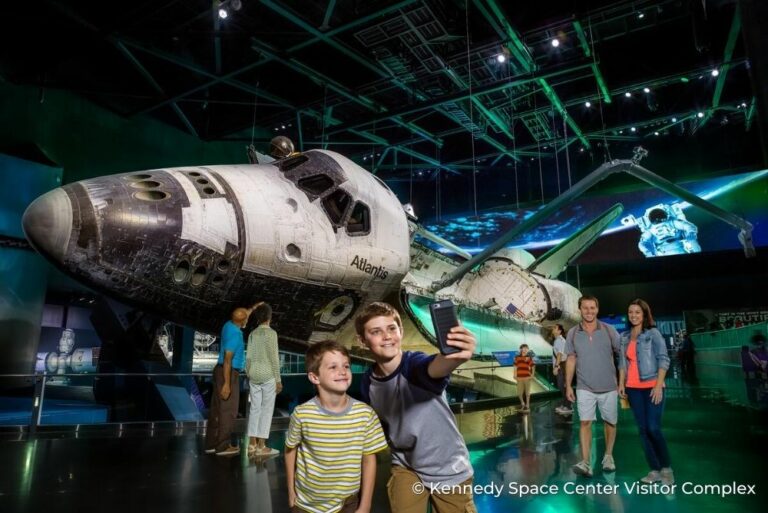 Kennedy Space Centre destination page family at rocket amended 29Sep23