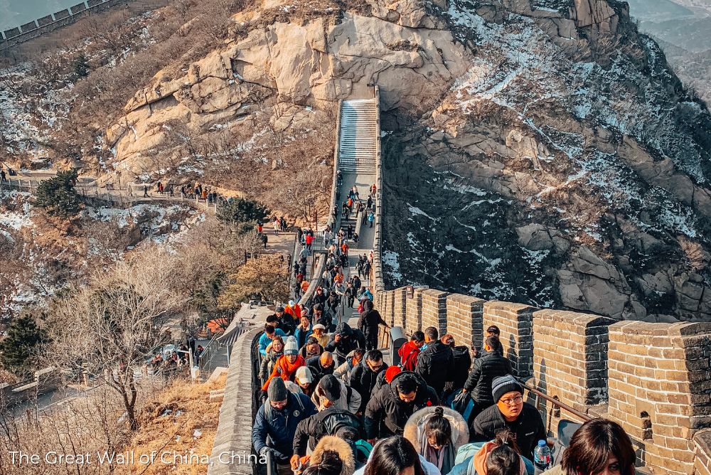 The Great Wall of China crowd 12Oct23