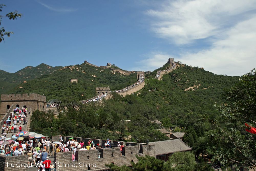 The Great Wall of China crowds 12Oct23