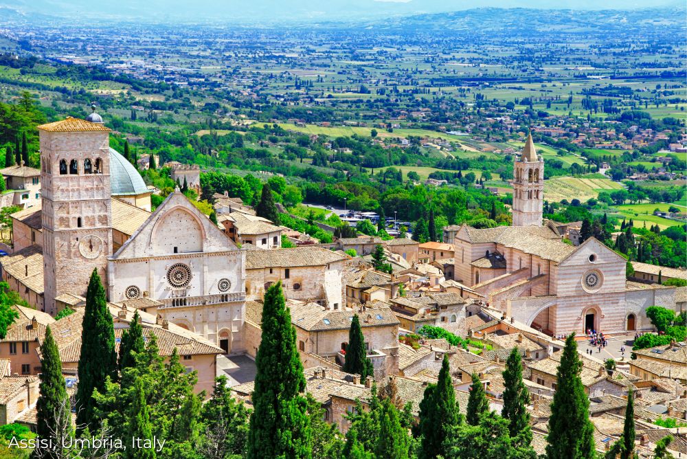 Assisi, Italy Itineraries for wanderers 14Feb24
