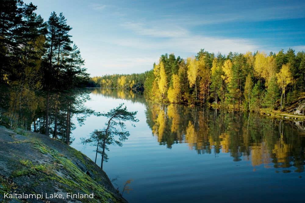 Kaitalampi Lake, Finland 14Feb24
